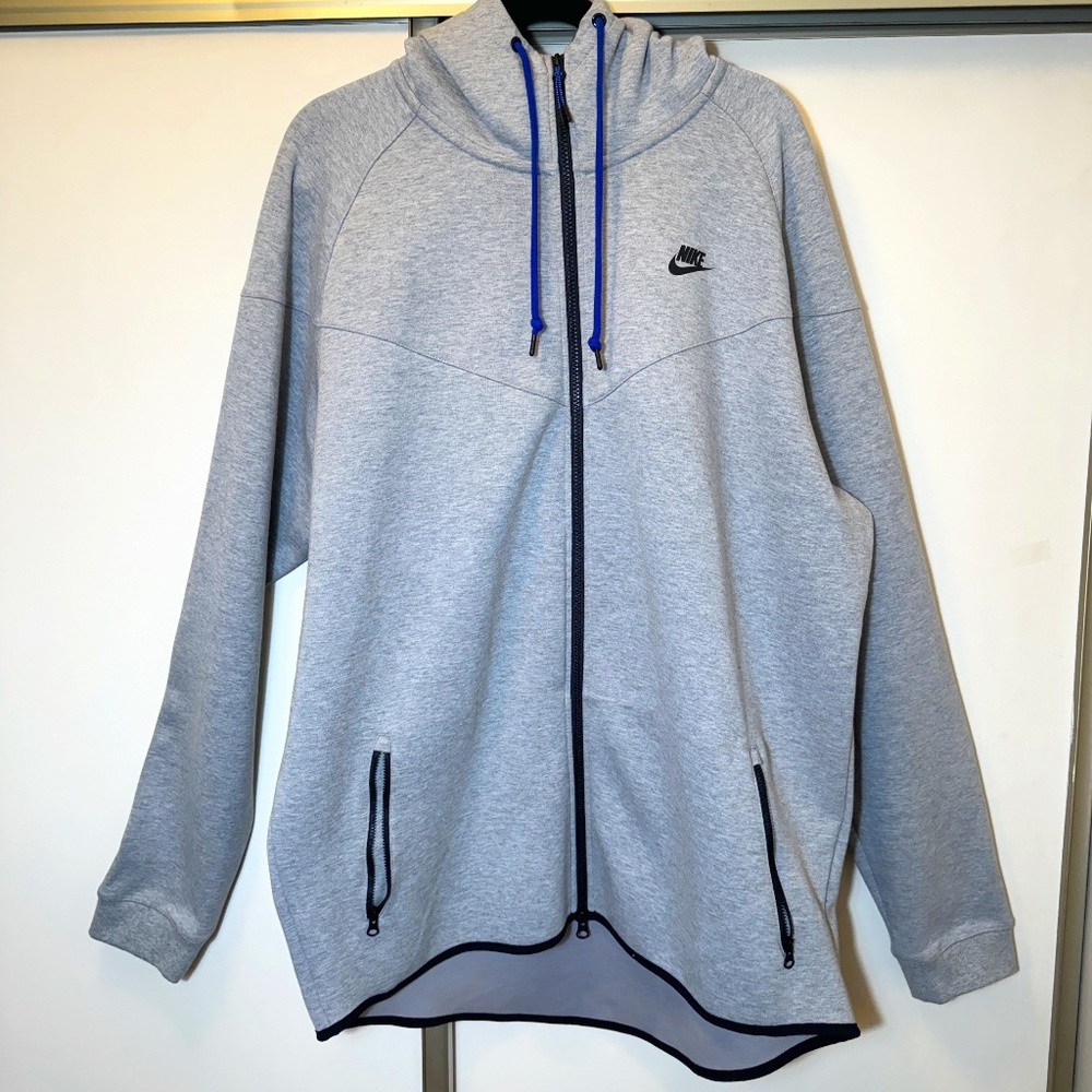 Nike Tech Fleece Dark Heather Grey Full Zip Hoodie Size: 3X - Item: 545277-064
